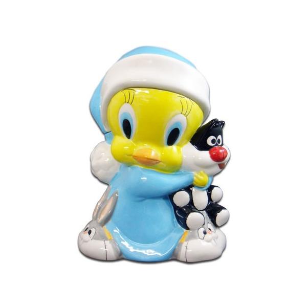 ツイーティー クッキージャー 陶器製 トゥイーティー クッキージャー 陶器製 tweety ルーニー