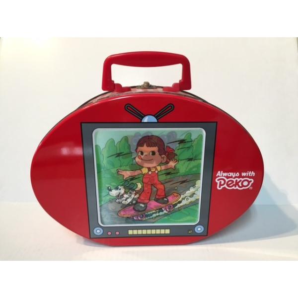 ✨超レア✨不二家 FUJIYA ペコちゃん 当時物 ブリキ缶 BOX 2025