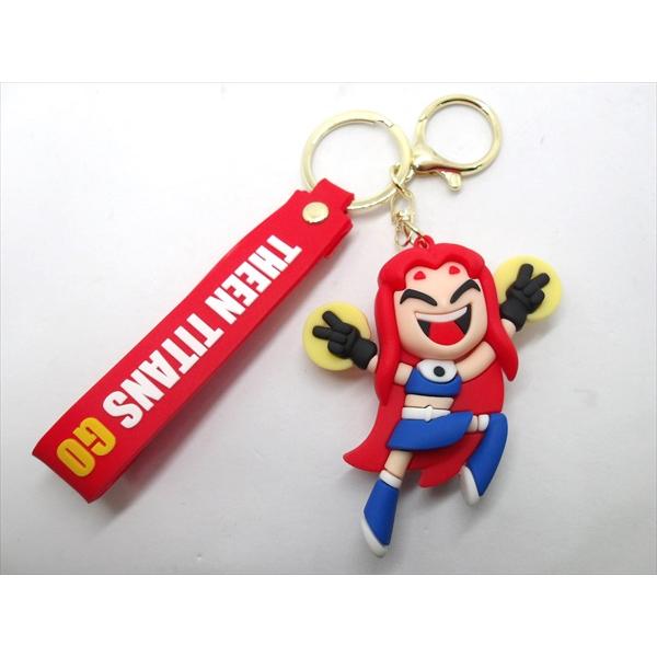 【DCコミックス/DC Comics】スターファイアー ティーン・タイタンズ フィギュア付きキーホルダー 人形  ファッション雑貨 海外直輸入 アメ雑