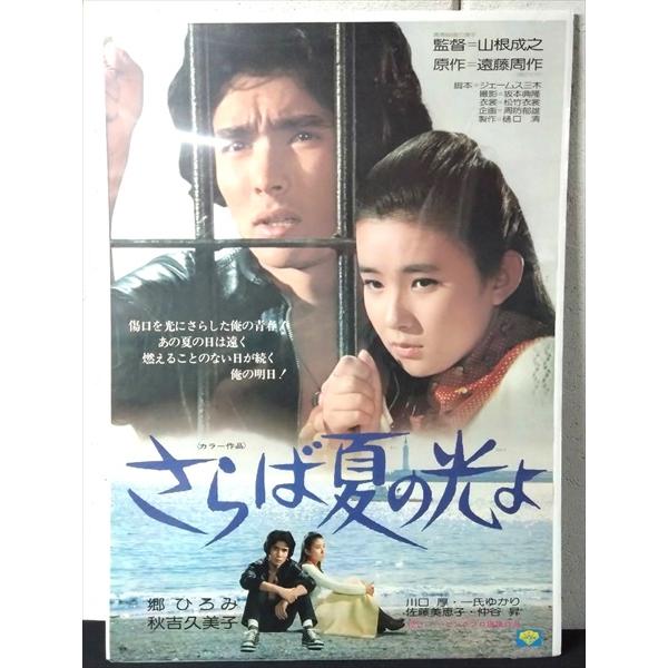 【映画 ポスター/movie poster】さらば夏の光よ 1976年公開映画 約B2サイズ ポスター 当時物 インテリア ディスプレイ 雑貨