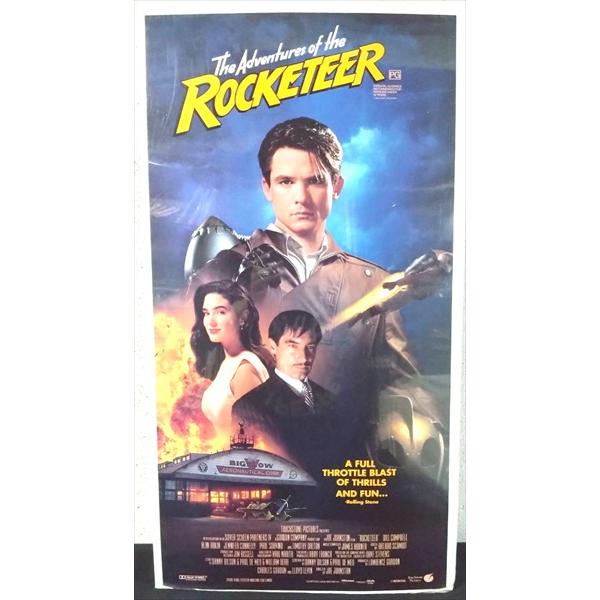 【映画 ポスター/movie poster】ロケッティア 1991年公開映画 縦長サイズ ポスター 当時物 インテリア ディスプレイ 雑貨