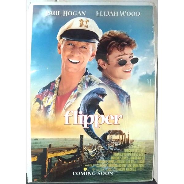 【映画 ポスター/movie poster】フリッパー A 1996年公開映画 約B1サイズ ポスター 当時物 インテリア ディスプレイ 雑貨
