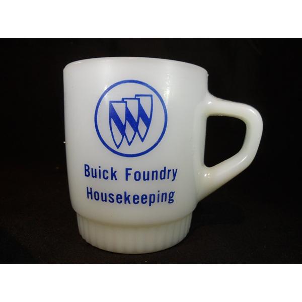【ファイヤーキング/Fire-king】Buick Foundry HouseKeeping ロゴ スタッキングマグ 1960〜76年頃 当時物 カップ マグ コップ 食器 ビンテージ アメ雑 雑貨