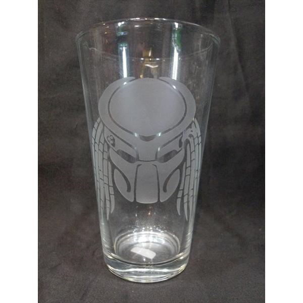 【グラス/glass】LOOT CRATE Predator Face 当時物 カップ タンブラー コップ ジョッキ 食器 プレデター ビンテージ アメ雑 雑貨