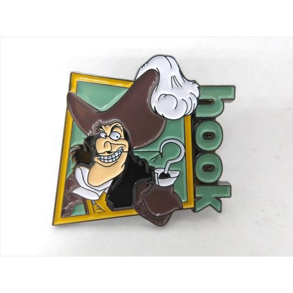 ピンバッジ/pin badge】Disney Peter Pan フック船長 ピンズ バッジ