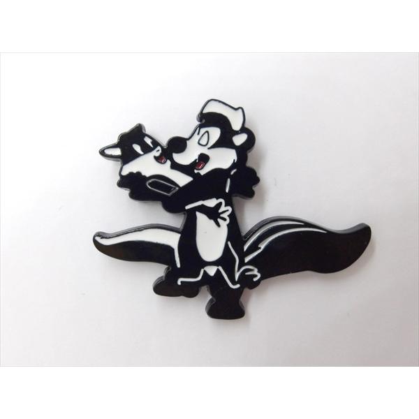 【ピンバッジ/pin badge】LOONEY TUNES ペペ・ル・ピュー & ペネロッピー・プッシーキャット ピンズ バッジ バッチ ピンバッチ ルーニーテューンズ 雑貨