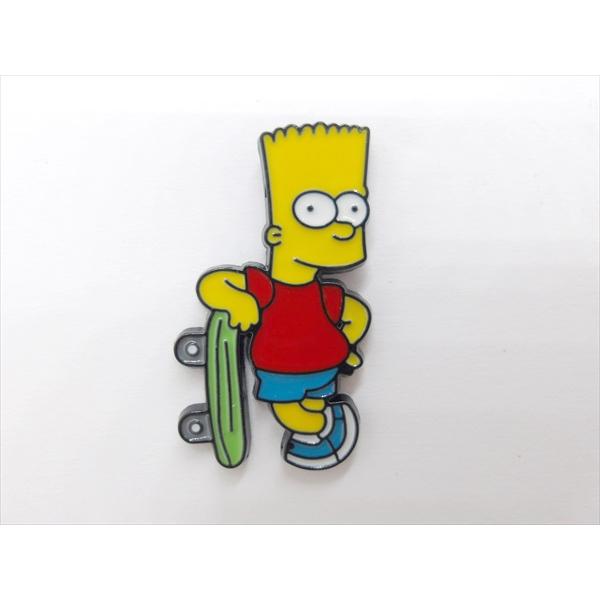 ピンバッジ/pin badge】The Simpsons バート・シンプソン スケボー