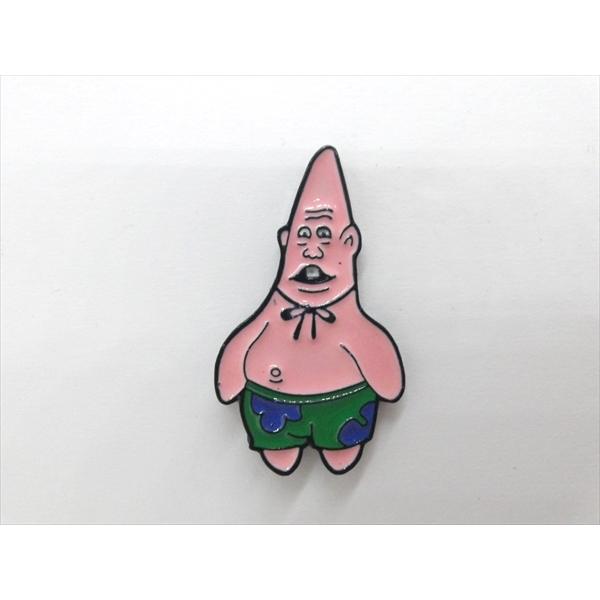 【ピンバッジ/pin badge】SpongeBob SquarePants パトリック 変顔 ピンズ バッジ バッチ ピンバッチ スポンジボブ・スクエアパンツ スポンジボブ アメ雑