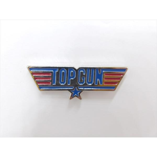 トップガン　マーヴェリック　ピンズ ピンバッジ/pin badge】TOP GUN ロゴマーク ブルー&レッド 1つ針