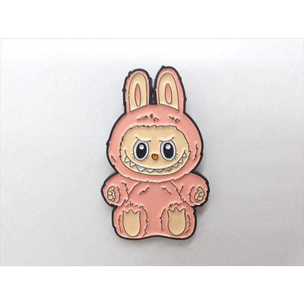 ピンバッジ/pin badge】The Monsters ラブブ お座り ピンク