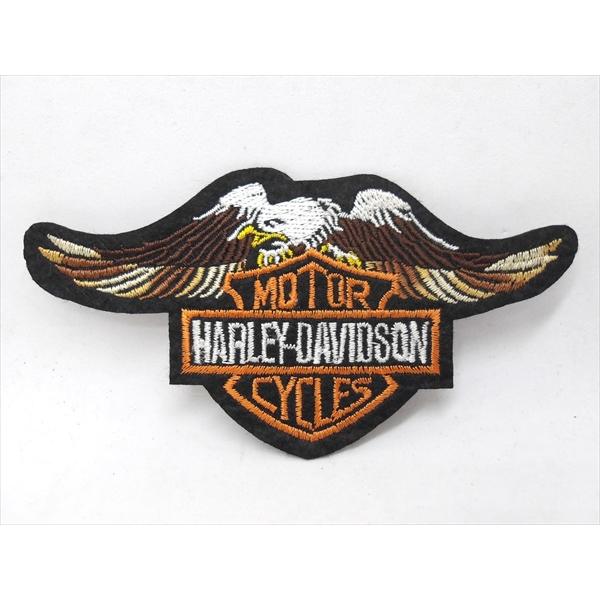 【ワッペン/patch】HARLEY-DAVIDSON MOTOR CYCLES EAGLE アイロンワッペン ワッペン アイロンパッチ ハーレーダビッドソン ハーレー バイク オートバイ アメ雑