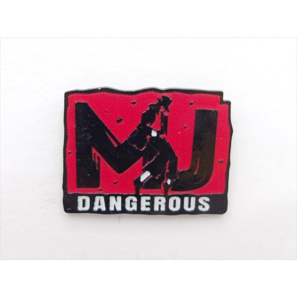 【ピンバッジ/pin badge】Michael Jackson MJ DANGEROUS ピンズ バッジ バッチ ピンバッチ マイケルジャクソン マイケル・ジャクソン アメ雑 雑貨