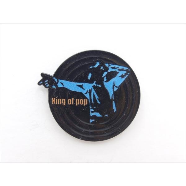 【ピンバッジ/pin badge】Michael Jackson MJ King of pop ピンズ バッジ バッチ ピンバッチ マイケルジャクソン マイケル・ジャクソン アメ雑 雑貨
