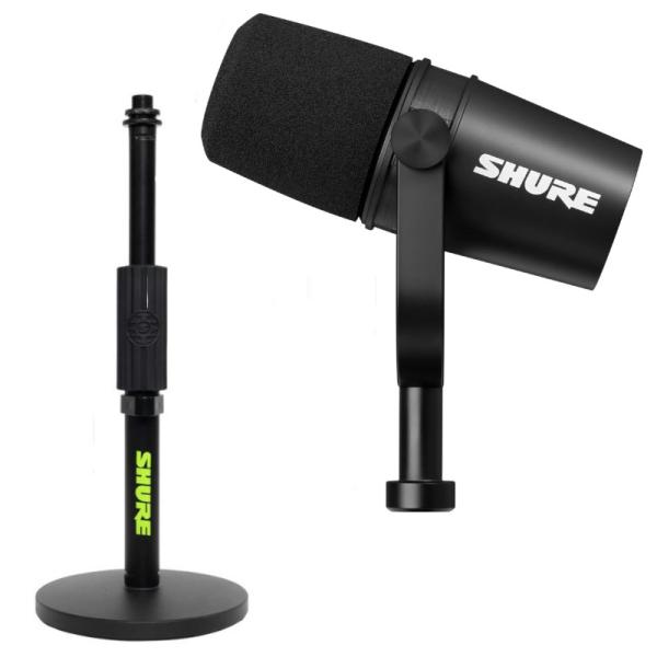 Gator SH-DESKTOP1 (卓上マイクスタンド)付】 SHURE ポッドキャスト