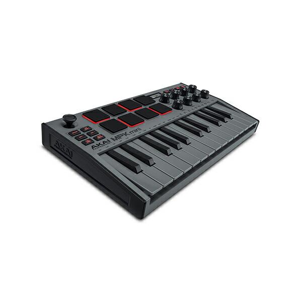 AKAI MPK MINI MK3 限定版グレー 25鍵 MIDI キーボード Amazon.com: Akai Professional MPK Mini MK3 - 25 Key USB MIDI