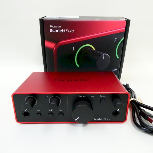 アウトレット》Focusrite オーディオ インターフェイス Scarlett Solo