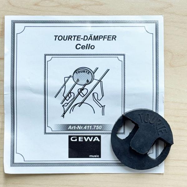 Gewa Mute Tourte Cello ミュート 2ホール