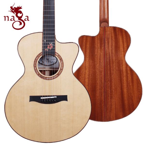 NAGA GUITARS アコースティック ギター SSJW-16MK Small Jumbo / 岸部氏シグネチュア マホガ二ーサイド＆バックモデル。
