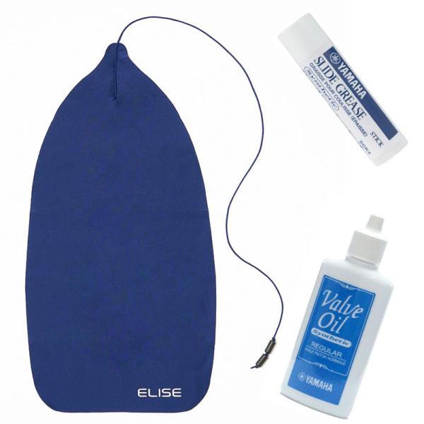 ELISE トランペット用のスワブにYAMAHA　スライドグリスとバルブオイル（レギュラー）をセットにしました！