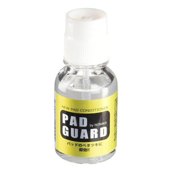 革タンポ（パッド）のベタつき解消、リフレッシュに絶大な効果があります。フタに取り付けてあるハケでタンポ（パッド）の表面に薄く塗り、紙や布でふき取る事で、タンポ（パッド）のベタつきを劇的に解消します！定期的に塗る事で、タンポ（パッド）のコンデ...
