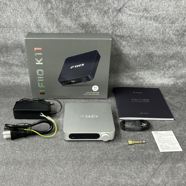【美品】FiiO K11 DAC ヘッドホンアンプ シルバー Amazon.co.jp: 《ロゴ入りクロスプレゼント》FIIO DAC内蔵