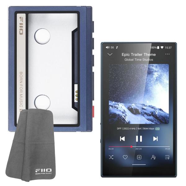 FIIO デジタルオーディオプレーヤー M21 ブルー + 専用ハードケース SK