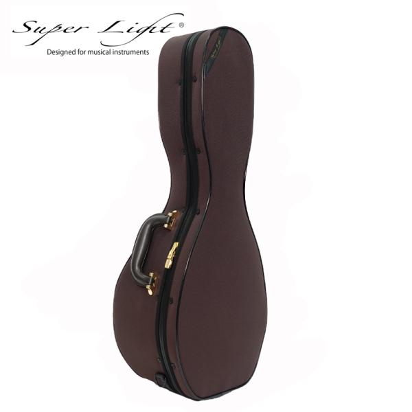 ◆極美品・送料無料◆Super light スーパーライト マンドリンケース スーパーライト (Super Light) ラウンドマンドリン用 ケース