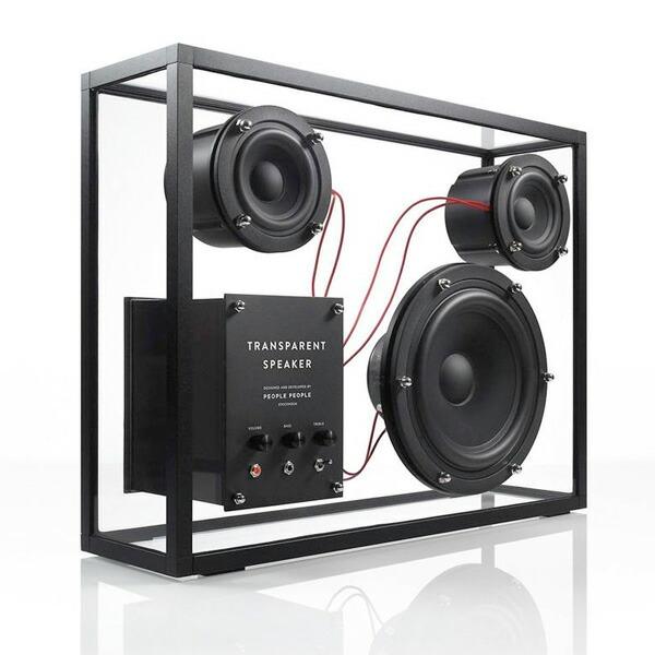 TRANSPARENT トランスペアレントスピーカー TPS-01 TRANSPARENT SPEAKER トランスペアレント スピーカー TPS-01 (レッド
