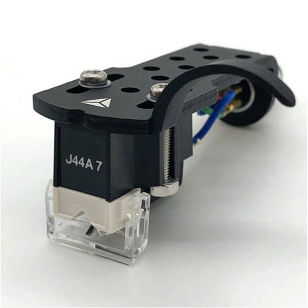 JICO ジコ [OMNIA] J44A7 IMP NUDE BLACK ヘッドシェル付きカートリッジ 無垢丸針 [SHURE M447対応 針カバー付き 日本製]