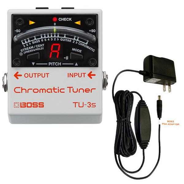 BOSS クロマチックチューナー TU-3S Chromatic Tuner + 純正