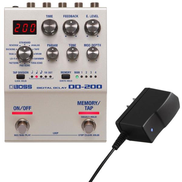 BOSS ボス DD-200 Digital Delay ディレイ + PSA-100S2 純正アダプター セット