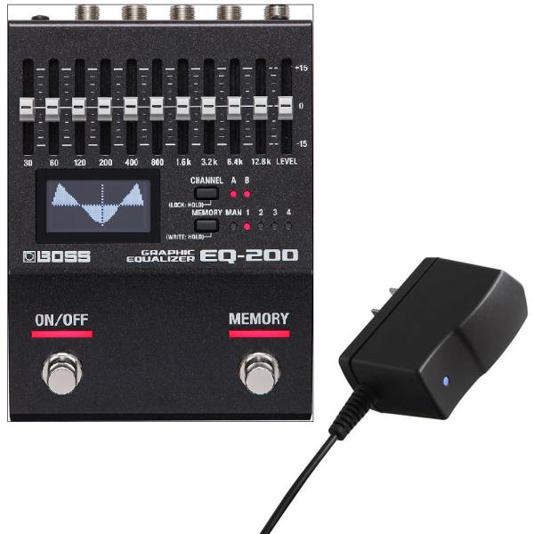 BOSS ボス EQ-200 Graphic Equalizer + PSA-100S2 純正アダプター セット
