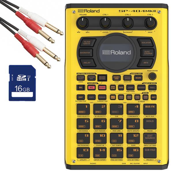 Roland ローランド サンプラー SP-404MK2-Y + SDカード(16GB) フォン