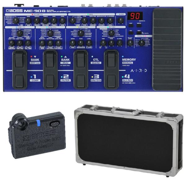 美品 BOSS ME-90B BT-DUAL＋純正ケース＋印刷マニュアル付 BOSS ボス ME-90B Bass Multiple Effects [マルチ・エフェクター] + BT