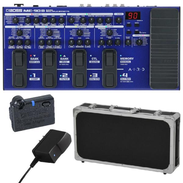 美品 BOSS ME-90B BT-DUAL＋純正ケース＋印刷マニュアル付 BOSS ボス ME-90B Bass Multiple Effects [マルチ・エフェクター] + BT