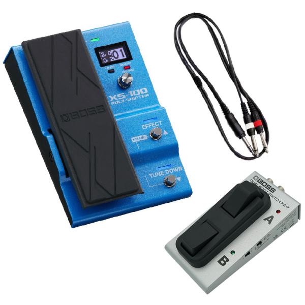 BOSS ボス XS-100 Poly Shifter ピッチ・シフター + FS-7 Dual Foot switch + FS用ケーブル セット