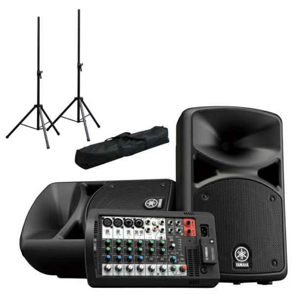 《在庫在り　即納可能》 YAMAHA ヤマハ YAMAHA お手軽 PAシステム STAGEPAS400BT + スピーカースタンド