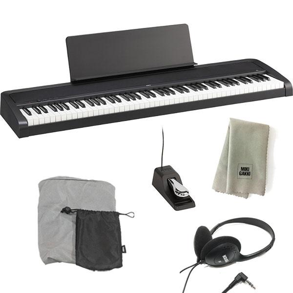 Korg 電子ピアノ B2 Bk 88鍵 ブラック 純正ヘッドホン ダストカバー セット 特製クロスプレゼント 送料無料 Www Mohmmadiyon Com