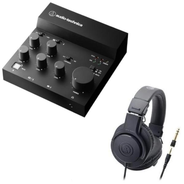 AUDIO-TECHNICA オーディオテクニカ AT-UMX3 USBミキサー + ATH-M20X ヘッドホン