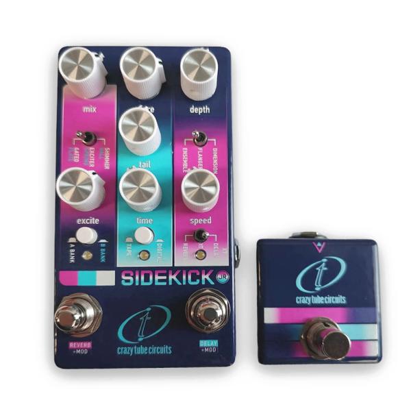 Crazy Tube Circuits クレイジー チューブ サーキット Sidekick Jr Japan Ltd 80’s Dream w/XT FootSwitch [モジュレーション・ディレイ・リバーブ]