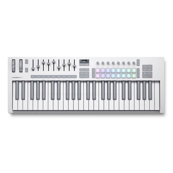 NOVATION ノベーション Launchkey 49 White 白  MIDIキーボード 送料無料《国内正規品メーカー3年保証》