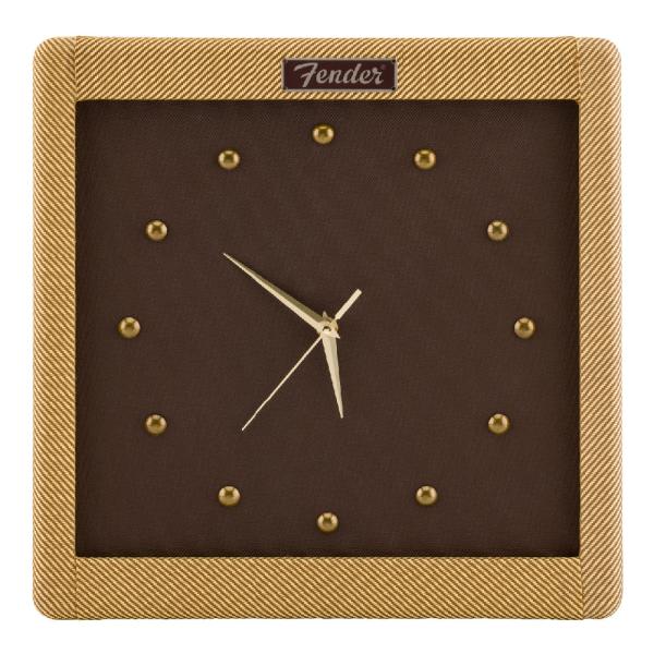Fender TWEED　CLOCK　ツイードクロック　壁掛け時計　掛け時計 Fender フェンダー Tweed Wall Clock ツィード ウォール クロック