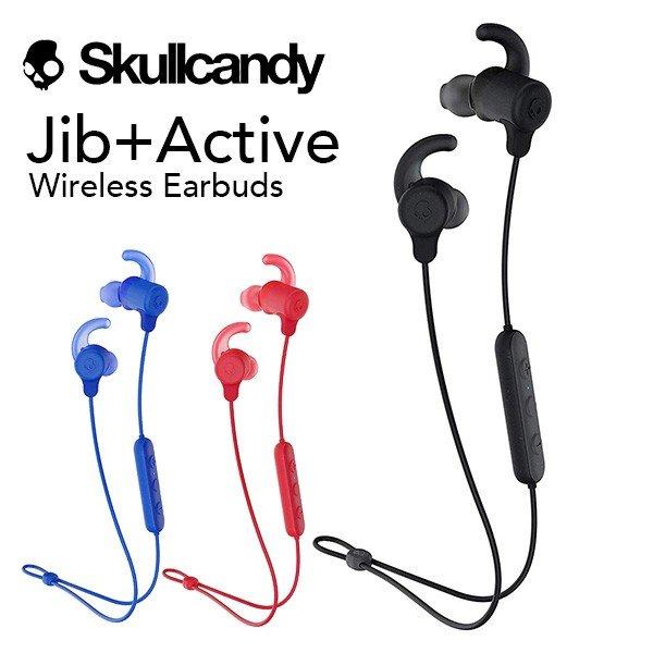 Skullcandy スカルキャンディ Jib+ Active ワイヤレスイヤホン スポーツ向け Bluetooth対応 最長8時間