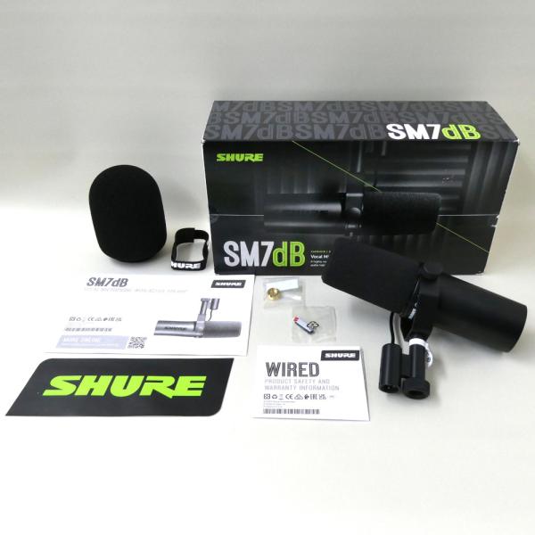 アウトレット品》ダイナミック マイク カーディオイド型 SHURE SM7dB