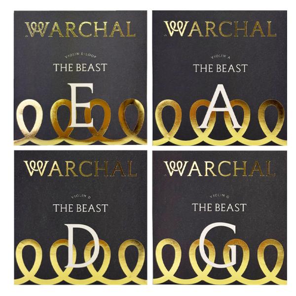 WARCHAL THE BEAST バイオリン弦セット (E線 ボールエンド：101B