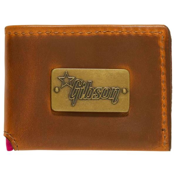 最終値下げ！　Gibson レザー 二つ折り財布 Gibson（ギブソン） Lifton Leather Wallet, Brown【LIFTON-WLT-BRN