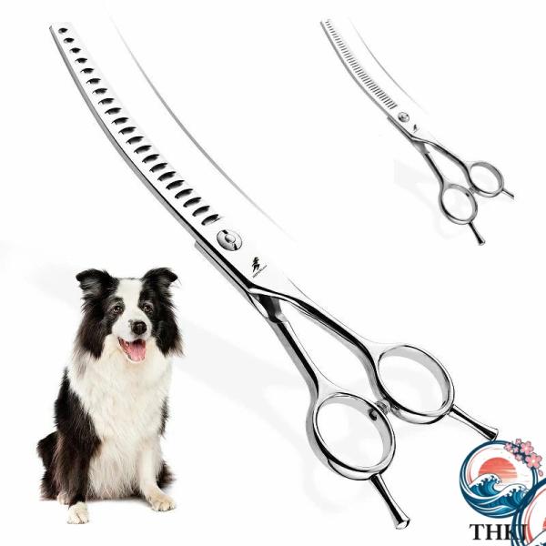 トリミング シザー ト 大型犬 カーブ 犬用 ハサミ コーム ペット用品 簡単 おしゃれ 小型犬 中型犬 グッズ 毛取り 抜け毛 持ち運び ミングハサミ トリ