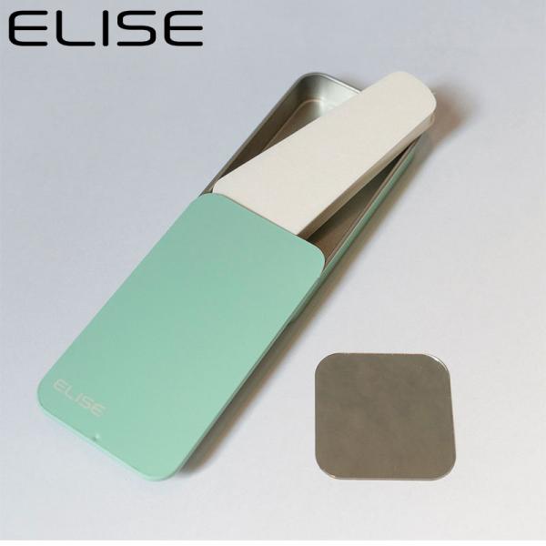 【セット内容】・ELISE エリース サックス クリーニングペーパー 80枚入り　×１・ELISE エリース サックス クリーニングペーパー 専用スライドケース【ペールグリーン】　×１