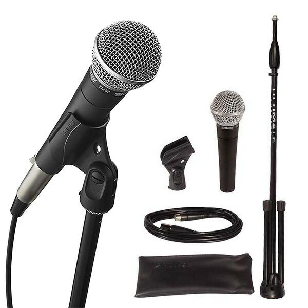 マイクスタンド・ケーブル付き】SHURE SM58 マイク www.pegasusforkids.com
