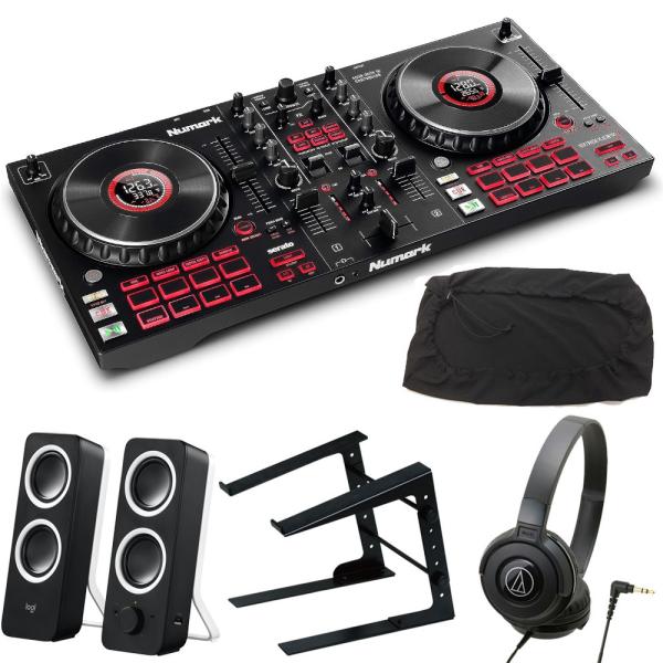 Numark ヌマーク Serato Dj対応 4デッキ Djコントローラー Mixtrack Platinum Fx ヘッドホン ラップトップスタンド スピーカー セット 0676762191913set4 Dzone Yahoo ショップ 通販 Yahoo ショッピング